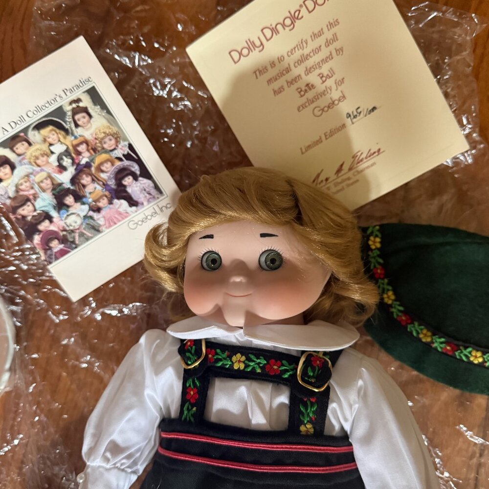 Vintage Dolly Dingle Doll Goebel Ludy Dumpling Sound of Music- Excellent